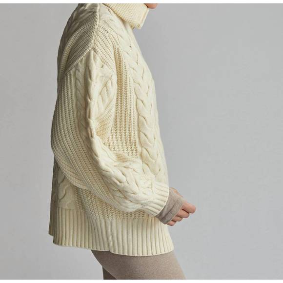 Varley - Daria Half Zip Cable Knit Sweater main image 1